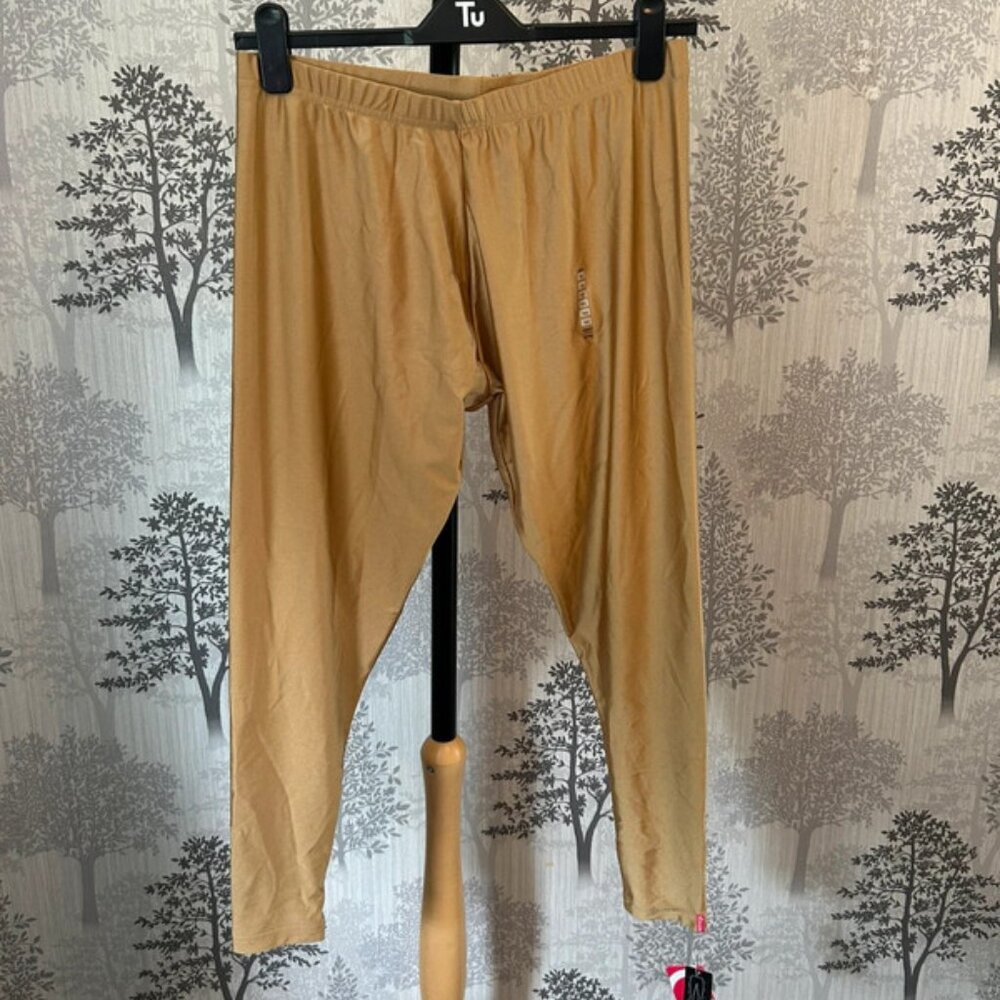 Prisma gold shimmer leggings size 3XL